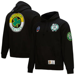 Mitchell & Ness Boston Celtics Hardwood Classics Blackout Collection Pullover Hoodie