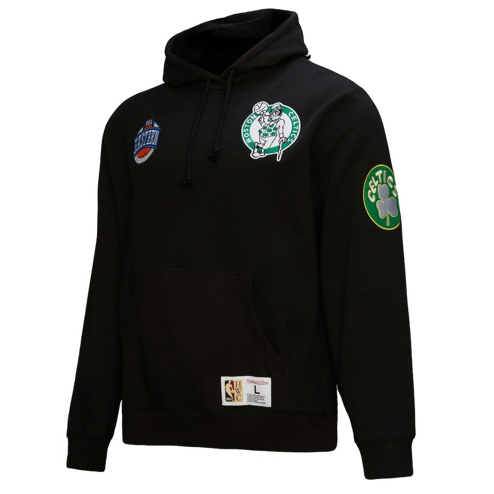 Mitchell & Ness Boston Celtics Hardwood Classics Blackout Collection Pullover Hoodie