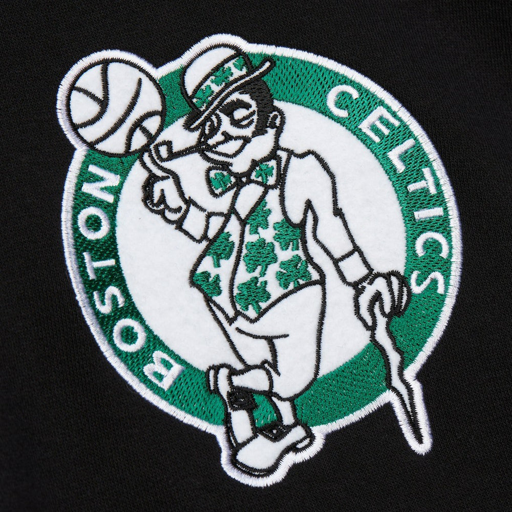 Mitchell & Ness Boston Celtics Hardwood Classics Blackout Collection Pullover Hoodie