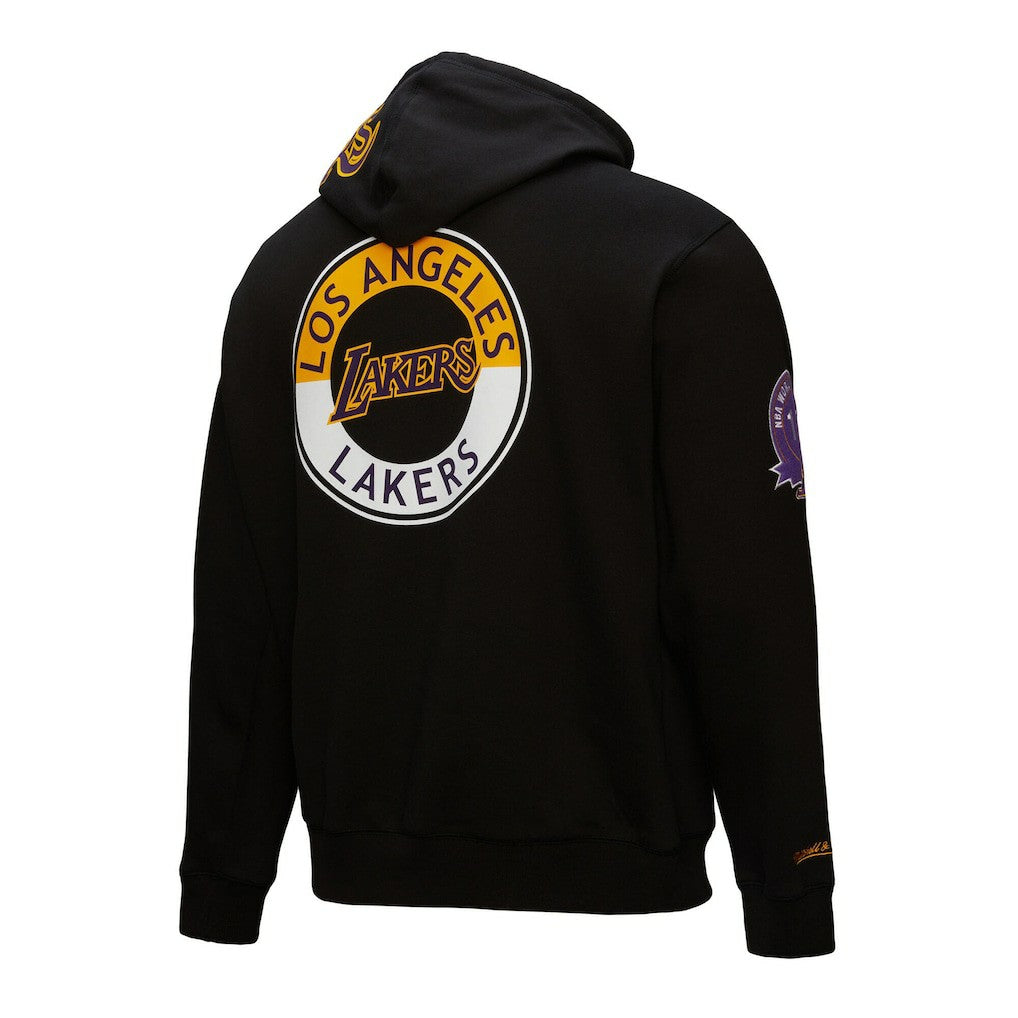 Mitchell & Ness Los Angeles Lakers Hardwood Classics Blackout Collection Pullover Hoodie