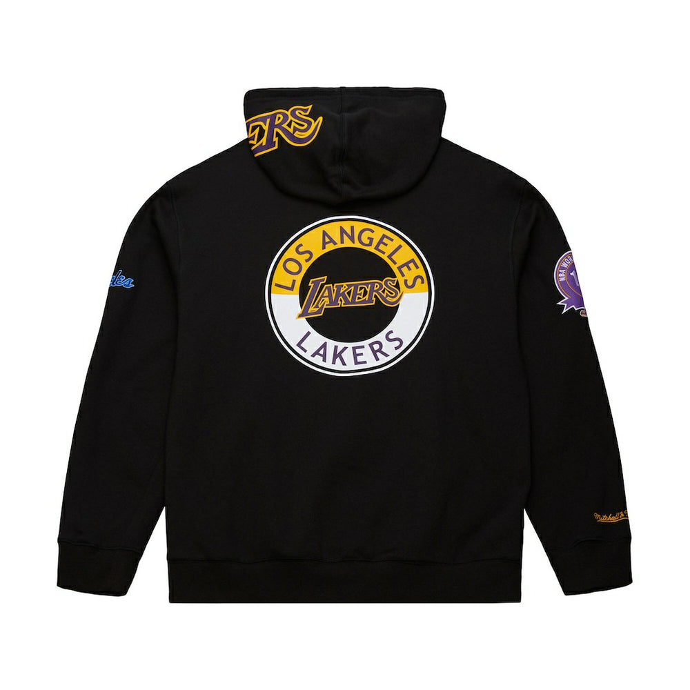 Mitchell & Ness Los Angeles Lakers Hardwood Classics Blackout Collection Pullover Hoodie