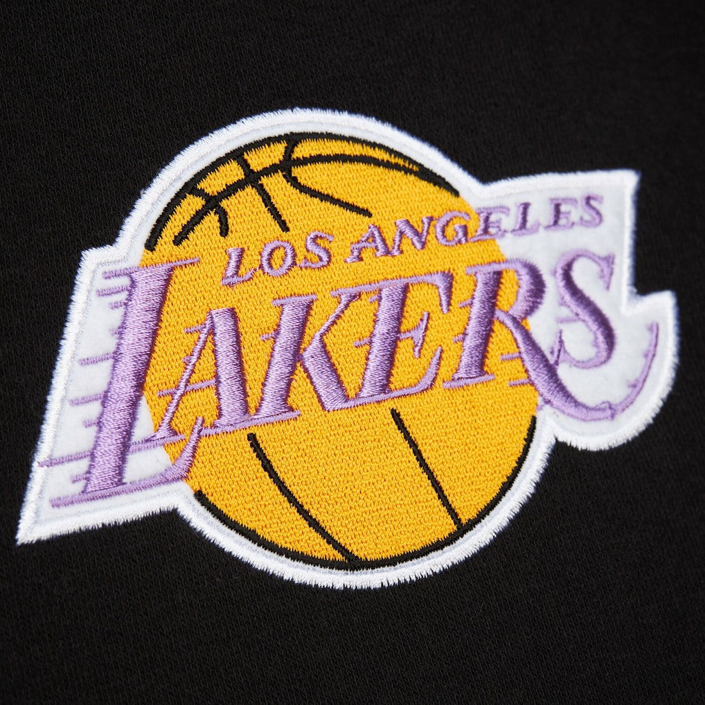 Mitchell & Ness Los Angeles Lakers Hardwood Classics Blackout Collection Pullover Hoodie