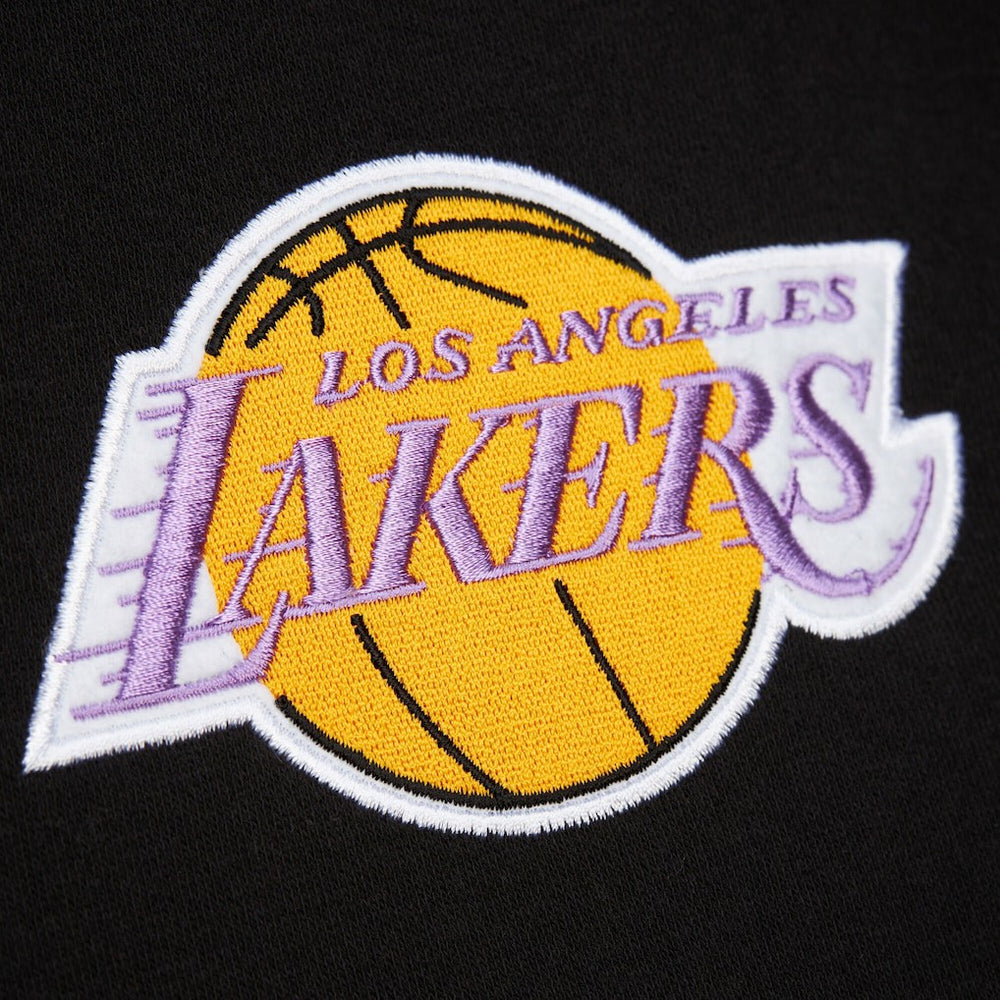 Mitchell & Ness Los Angeles Lakers Hardwood Classics Blackout Collection Pullover Hoodie