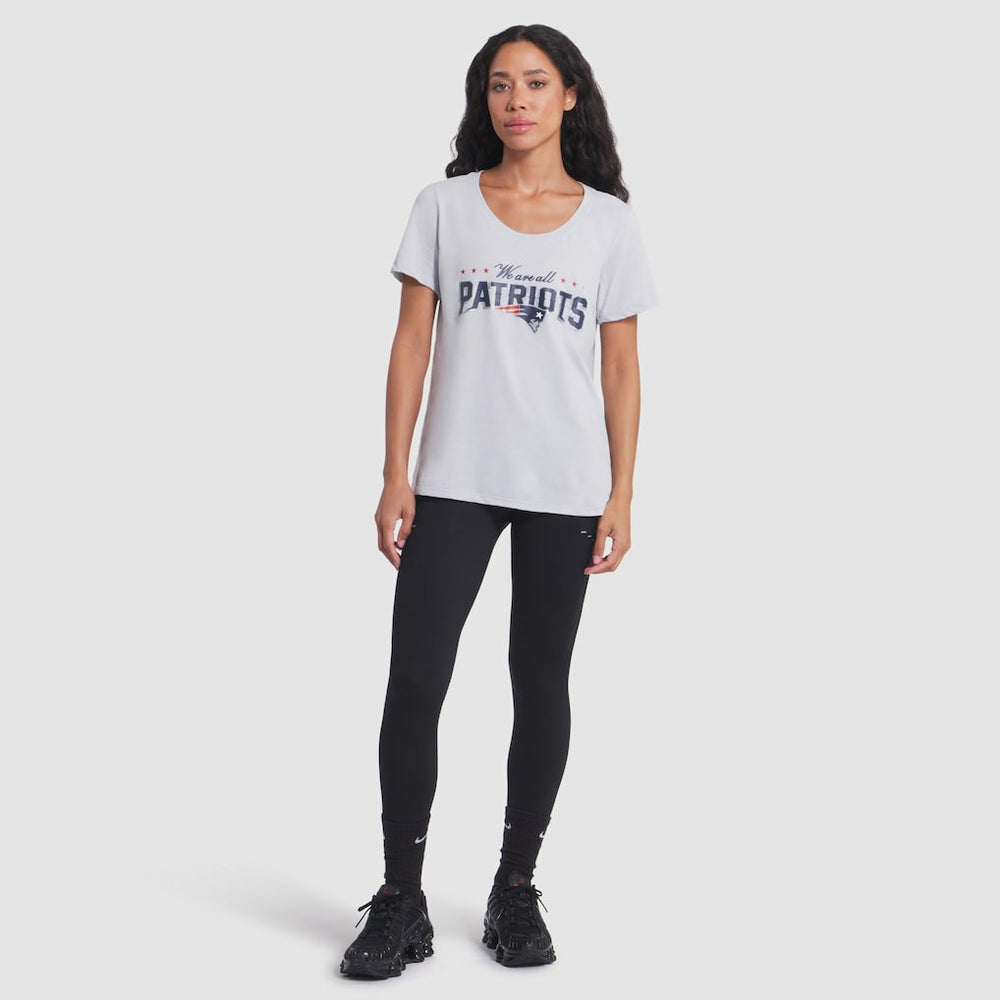 Women's 2025 Rivalries Collection Slub Dri-FIT T-Shirt - New England Patriots T-shirts