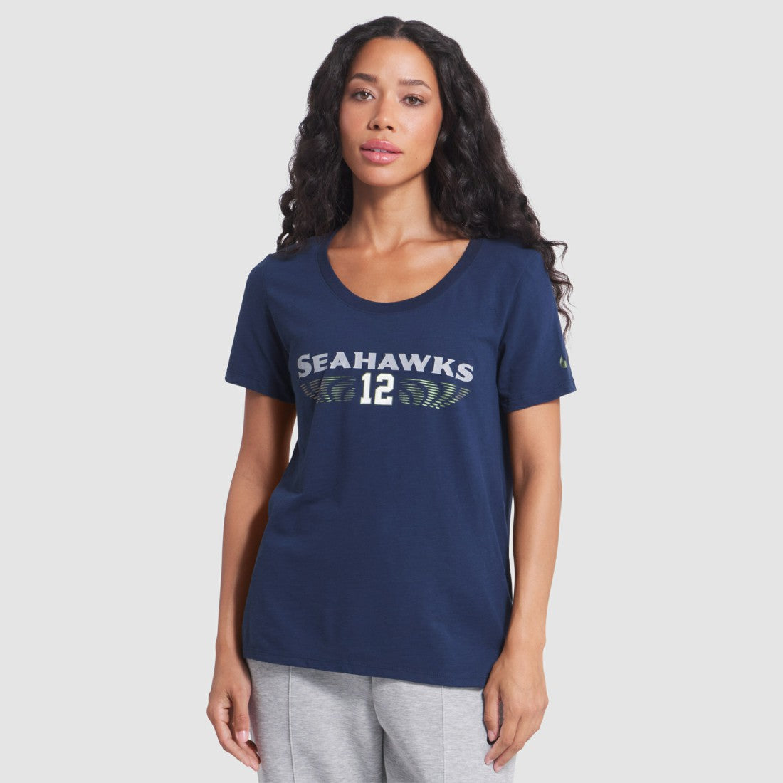 Women's 2025 Rivalries Collection Slub Dri-FIT T-Shirt - Seattle Seahawks T-shirts