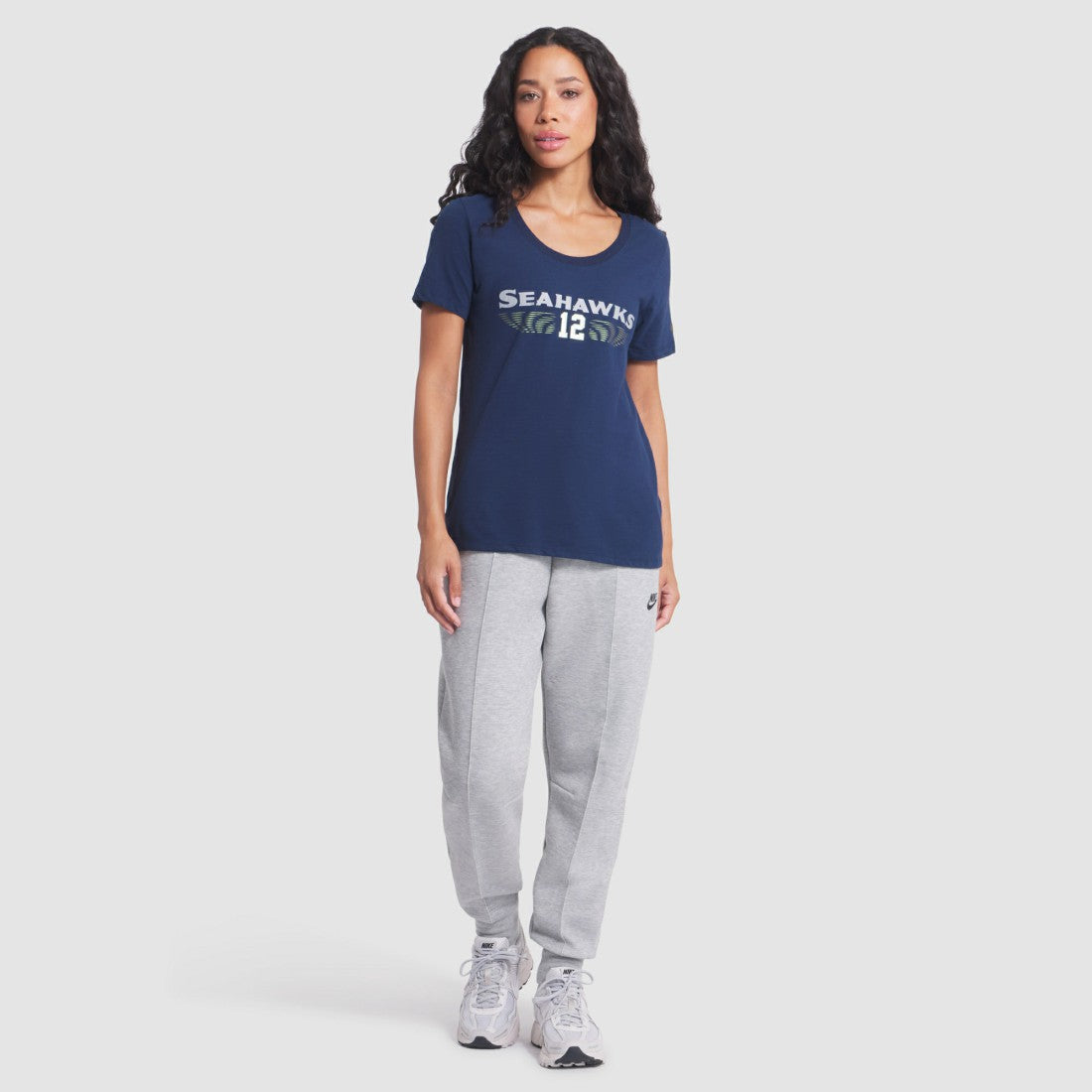 Women's 2025 Rivalries Collection Slub Dri-FIT T-Shirt - Seattle Seahawks T-shirts