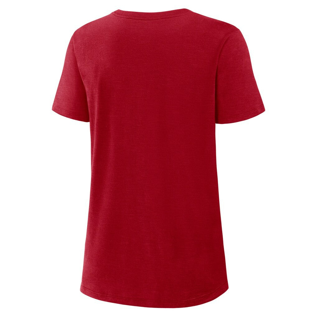 Women's 2025 Rivalries Collection Slub Dri-FIT T-Shirt - San Francisco 49ers T-shirts