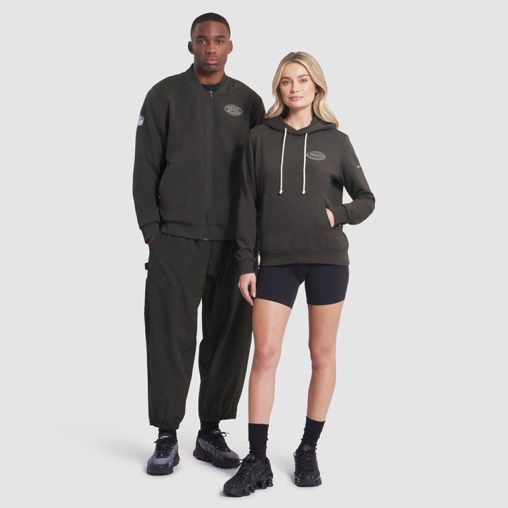 Women's 2025 Rivalries Collection Standard Issue Sideline Dri-FIT Hoodie - New York Jets Hoodies