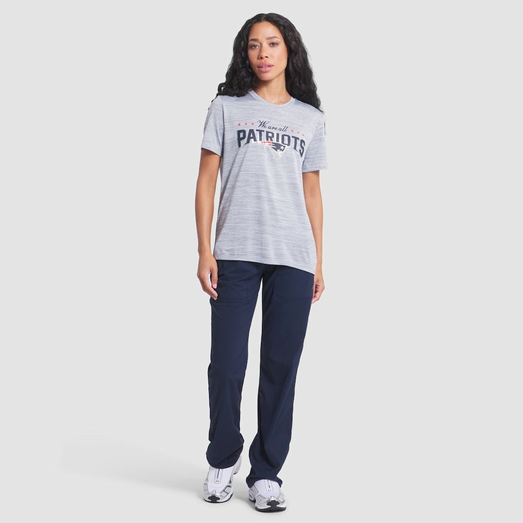 Women's 2025 Rivalries Collection Sideline Velocity Dri-FIT T-Shirt - New England Patriots T-shirts