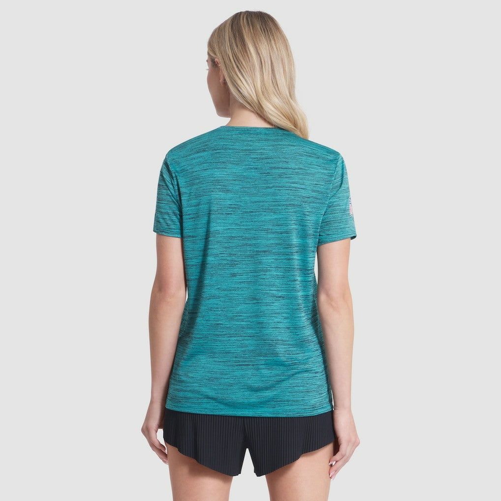Women's 2025 Rivalries Collection Sideline Velocity Dri-FIT T-Shirt - Miami Dolphins T-shirts