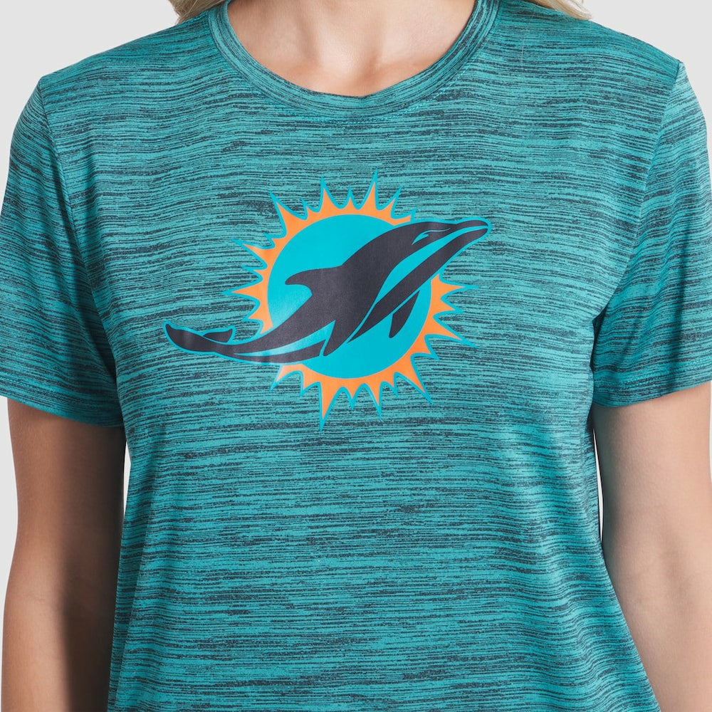 Women's 2025 Rivalries Collection Sideline Velocity Dri-FIT T-Shirt - Miami Dolphins T-shirts