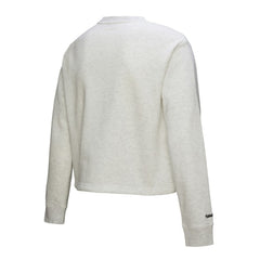 Heather Gray Philadelphia Phillies Mitchell & Ness Women's Cropped Toggle Pullover Sweatshirt