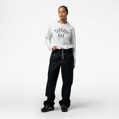 Heather Gray New York Yankees Mitchell & Ness Women's Cropped Toggle Pullover Sweatshirt