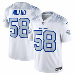 Matt Milano  2025 Rivalries Collection Limited Jersey - Buffalo Bills Jerseys