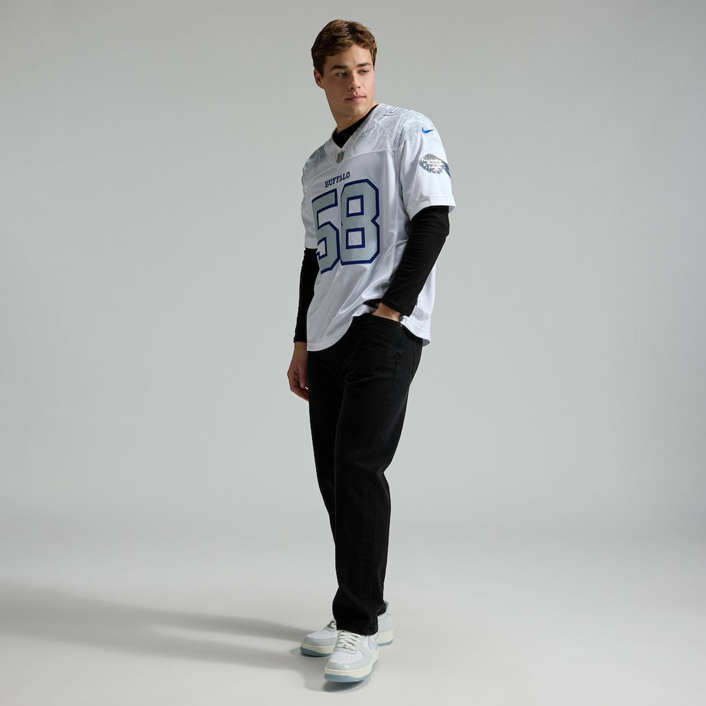 Matt Milano  2025 Rivalries Collection Limited Jersey - Buffalo Bills Jerseys