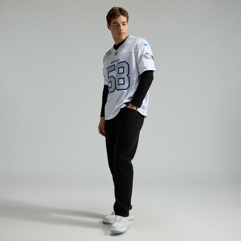 Matt Milano  2025 Rivalries Collection Limited Jersey - Buffalo Bills Jerseys