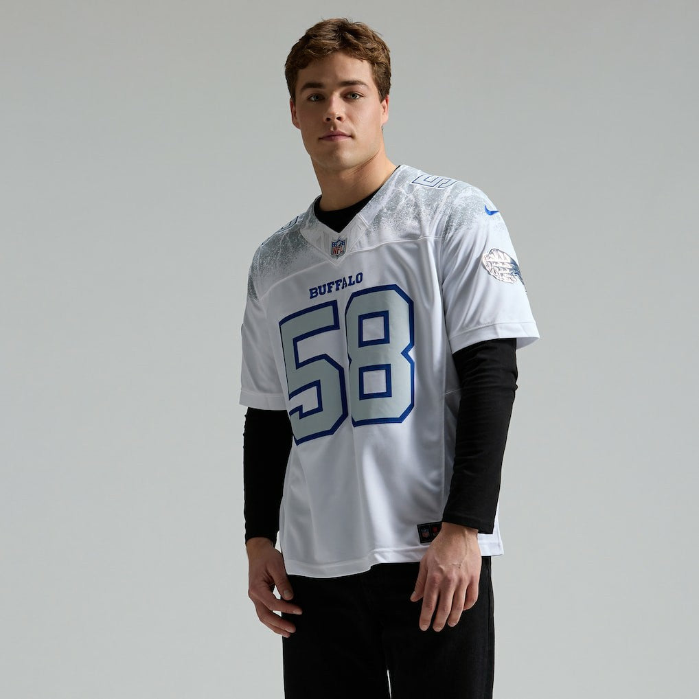 Matt Milano  2025 Rivalries Collection Limited Jersey - Buffalo Bills Jerseys