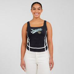 WEAR by Erin Andrews Women's Square Neck Tank Top - Jacksonville Jaguars Tops
