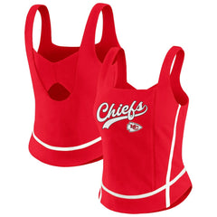 WEAR by Erin Andrews Women's Square Neck Tank Top - Kansas City Chiefs Tops