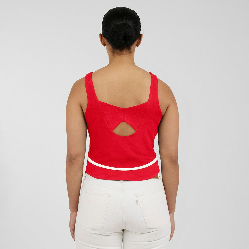 WEAR by Erin Andrews Women's Square Neck Tank Top - Kansas City Chiefs Tops