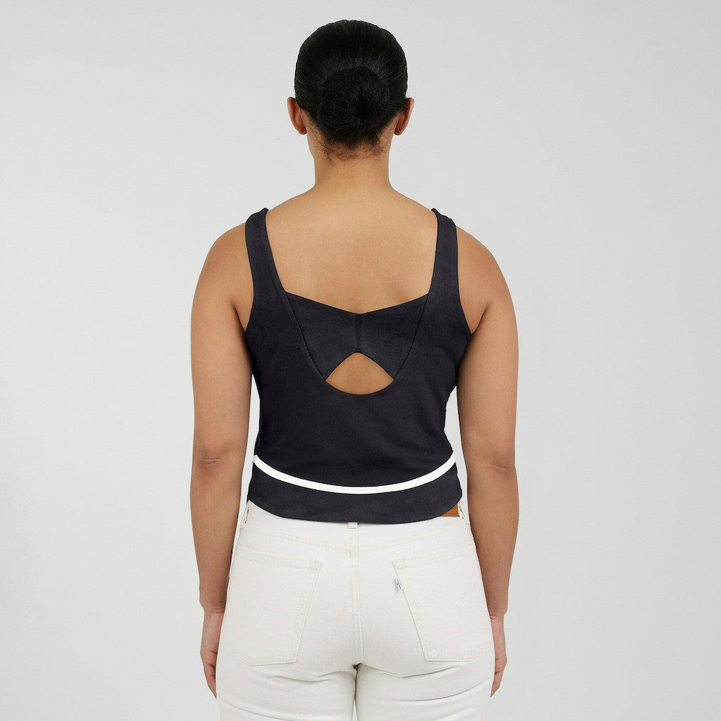 WEAR by Erin Andrews Women's Square Neck Tank Top - Las Vegas Raiders Tops