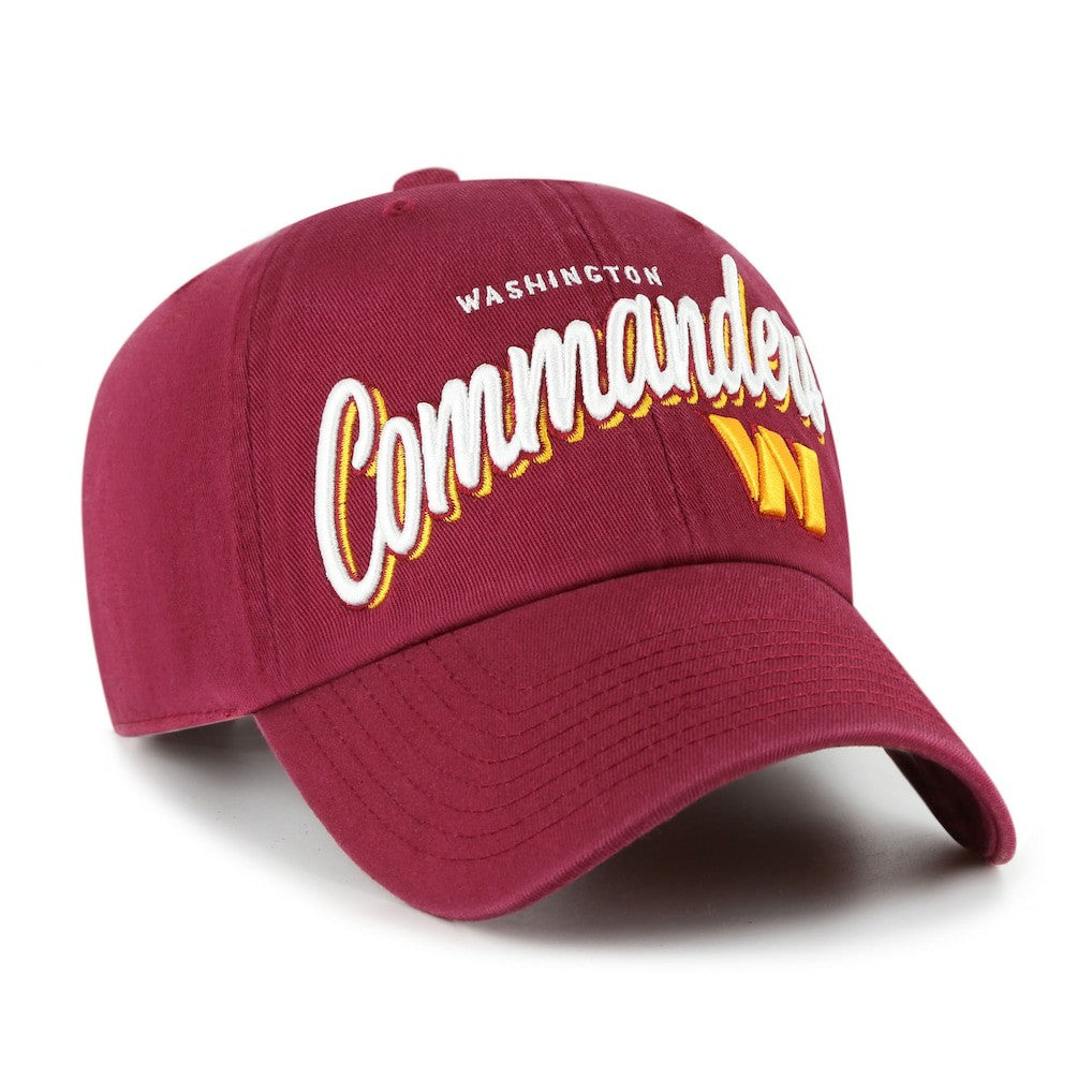 '47 Women's Ariana Clean Up Adjustable Hat - Washington Commanders Hats