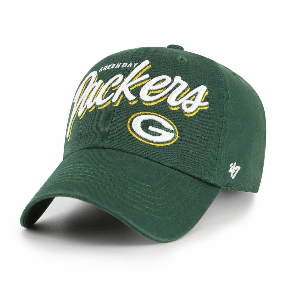 '47 Women's Ariana Clean Up Adjustable Hat - Green Bay Packers Hats