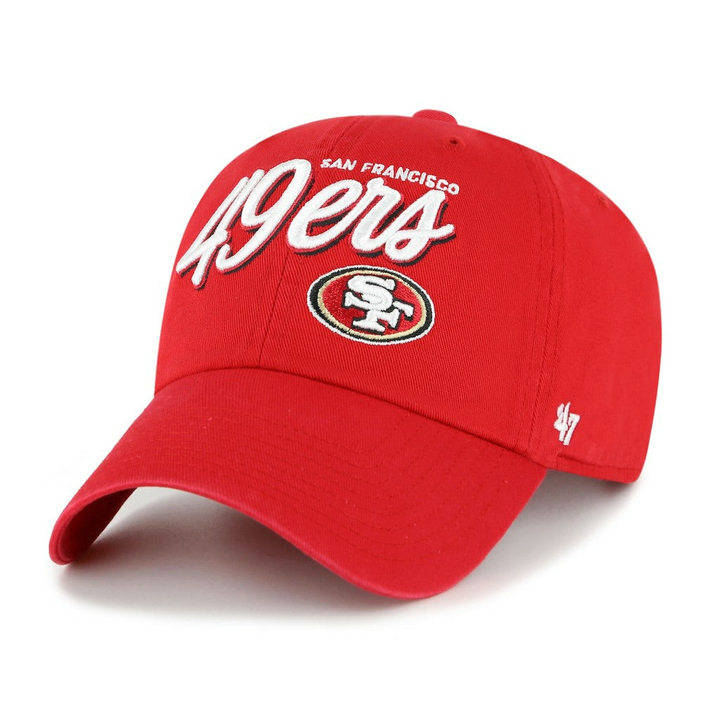 '47 Women's Ariana Clean Up Adjustable Hat - San Francisco 49ers Hats