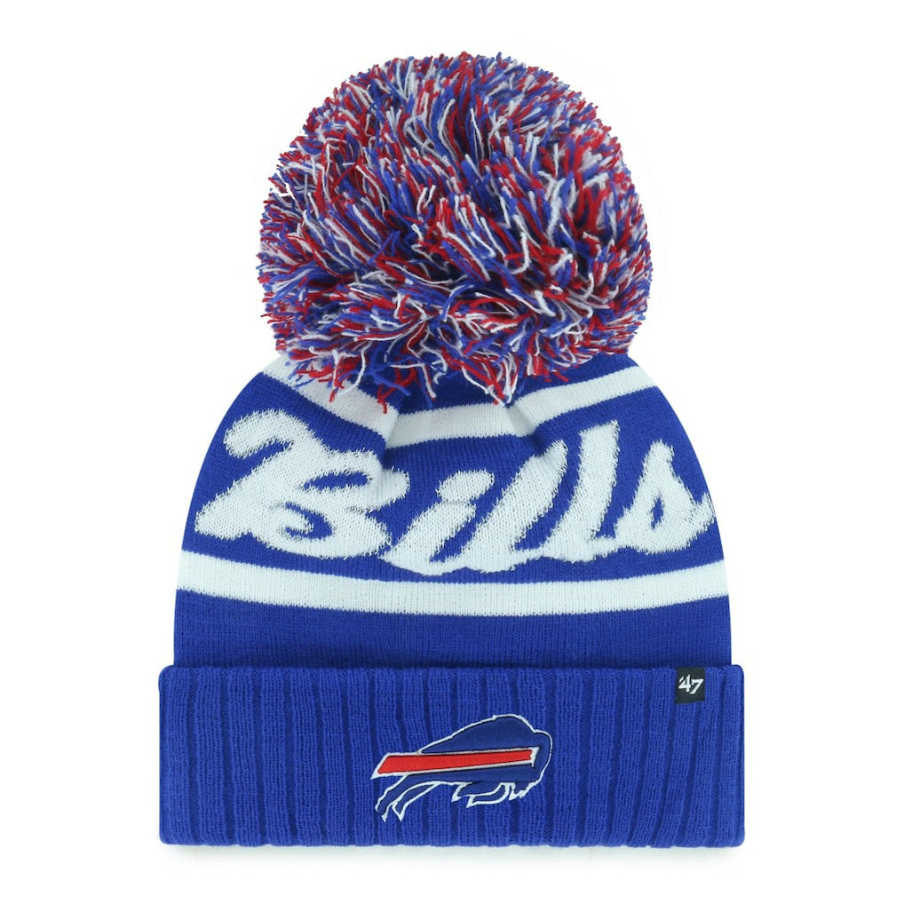 '47 Women's Spirited Cuffed Knit Hat with Pom - Buffalo Bills Hats