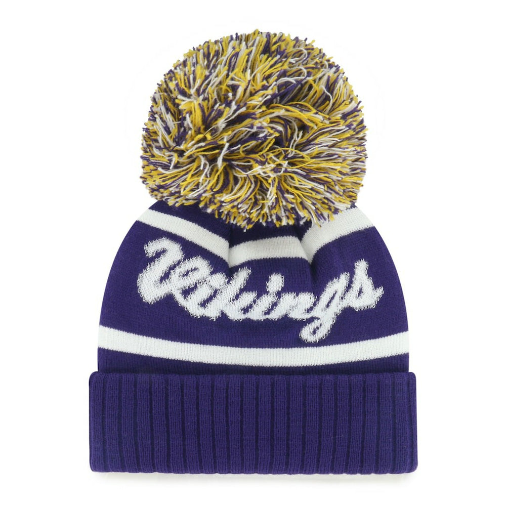 '47 Women's Spirited Cuffed Knit Hat with Pom - Minnesota Vikings Hats