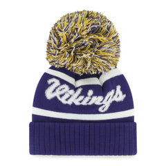 '47 Women's Spirited Cuffed Knit Hat with Pom - Minnesota Vikings Hats