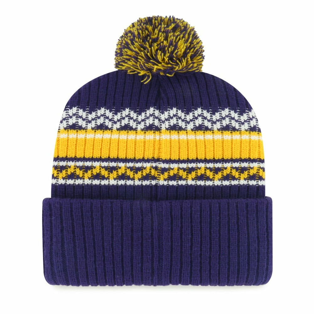 '47 Youth Polar Vortex Cuffed Knit Hat with Pom - Minnesota Vikings Hats