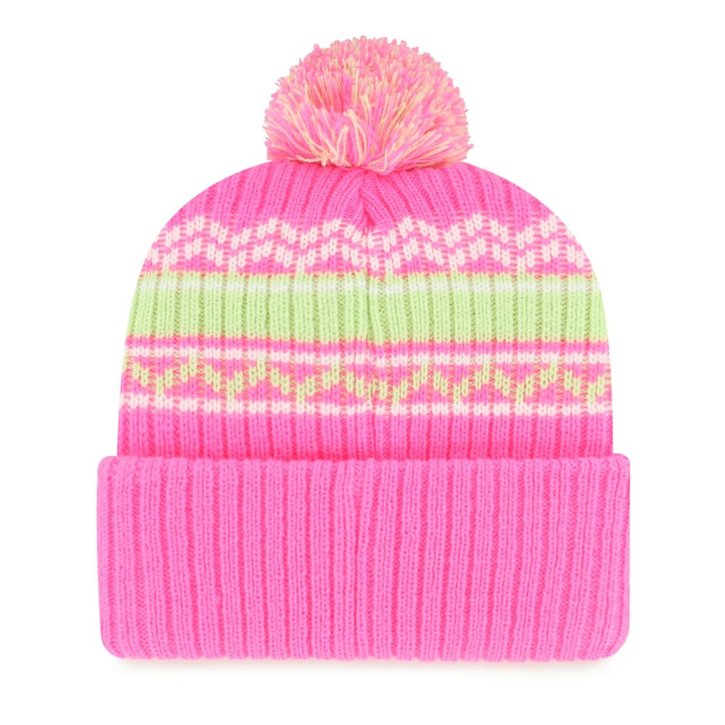 '47 Girls Youth Polar Vortex Cuffed Knit Hat with Pom - Minnesota Vikings Hats