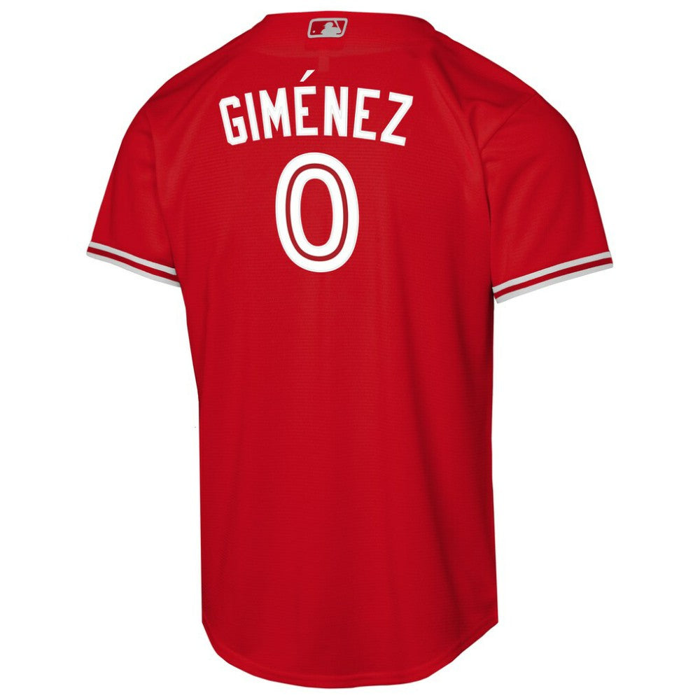 Red Andrés Giménez Toronto Blue Jays Nike Youth Canada Day Replica Jersey