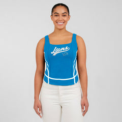 WEAR by Erin Andrews Women's Square Neck Tank Top - Detroit Lions Tops