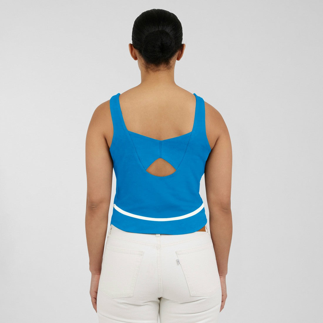 WEAR by Erin Andrews Women's Square Neck Tank Top - Detroit Lions Tops