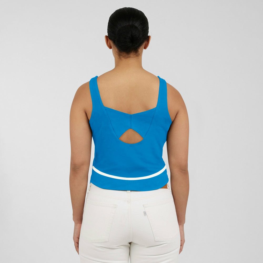 WEAR by Erin Andrews Women's Square Neck Tank Top - Detroit Lions Tops