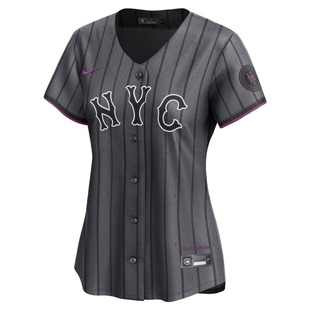 Gray Juan Soto New York Mets Nike Women's City Connect Limited Jersey