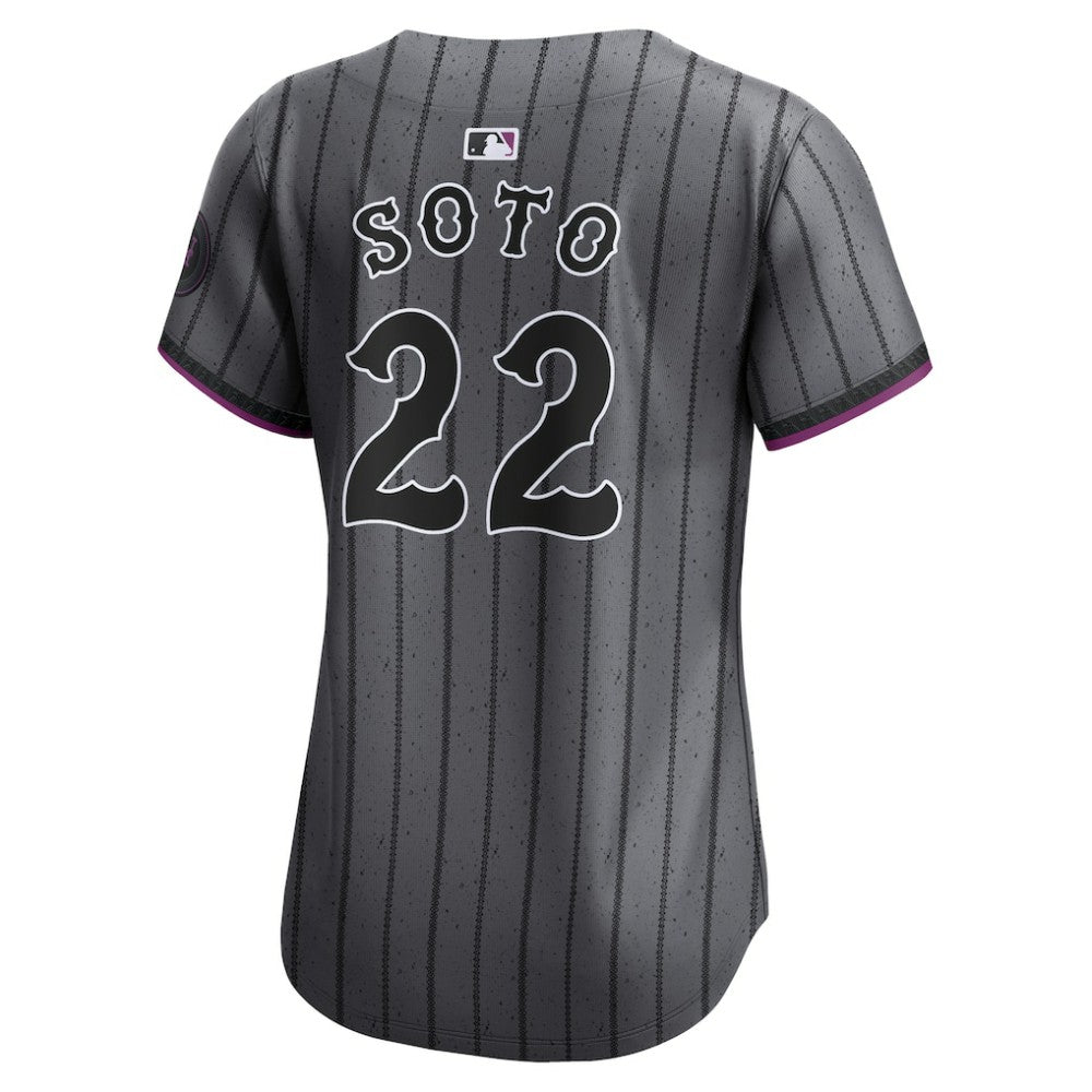 Gray Juan Soto New York Mets Nike Women's City Connect Limited Jersey