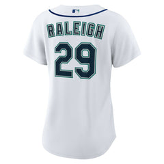 White Cal Raleigh Seattle Mariners Nike Women's Home Replica Jersey