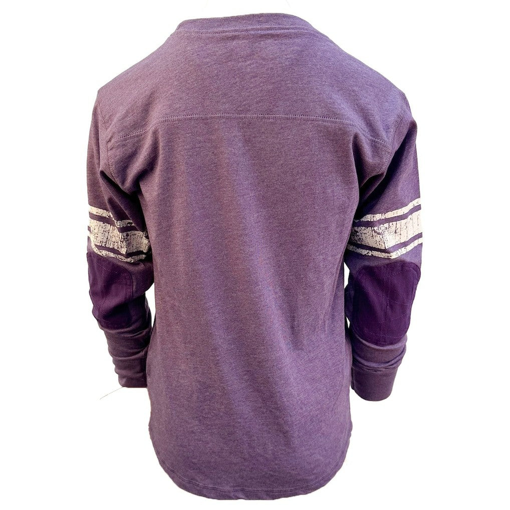 Wes & Willy Youth Football Long Sleeve T-Shirt - Minnesota Vikings T-shirts