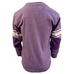 Wes & Willy Youth Football Long Sleeve T-Shirt - Minnesota Vikings T-shirts