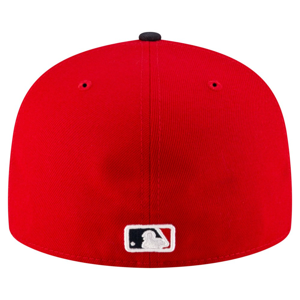 Red/Black Cleveland Guardians New Era  Authentic Collection On Field 59FIFTY Fitted Hat