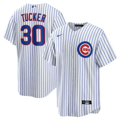 White Kyle Tucker Chicago Cubs Nike Home Replica Player Jersey