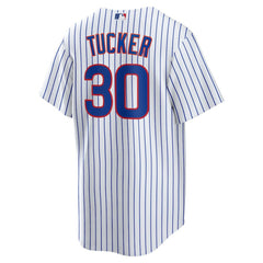 White Kyle Tucker Chicago Cubs Nike Home Replica Player Jersey