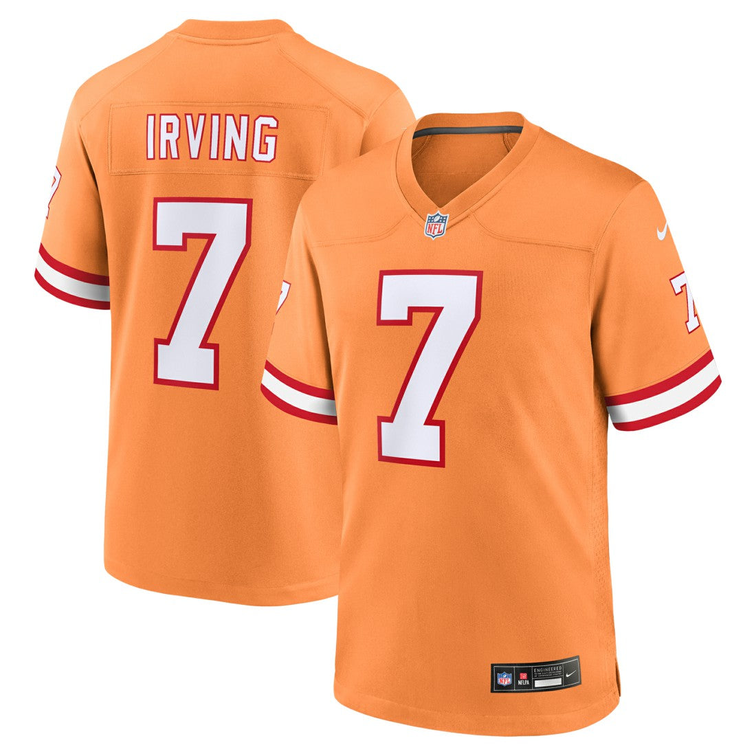 Bucky Irving  Alternate Game Jersey - Tampa Bay Buccaneers Jerseys