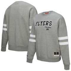 NHL Philadelphia Flyers Mitchell & Ness Women's Logo Lightweight Pullover Sweatshirt