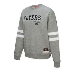 NHL Philadelphia Flyers Mitchell & Ness Women's Logo Lightweight Pullover Sweatshirt