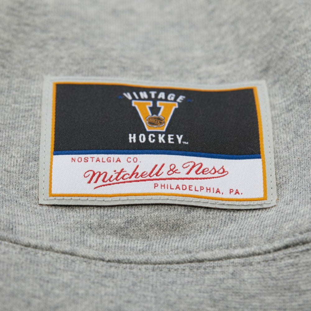 NHL Boston Bruins Mitchell & Ness Women's Logo Lightweight Pullover Sweatshirt