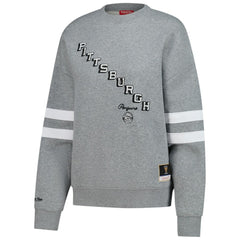 NHL Pittsburgh Penguins Mitchell & Ness Women's Logo Lightweight Pullover Sweatshirt